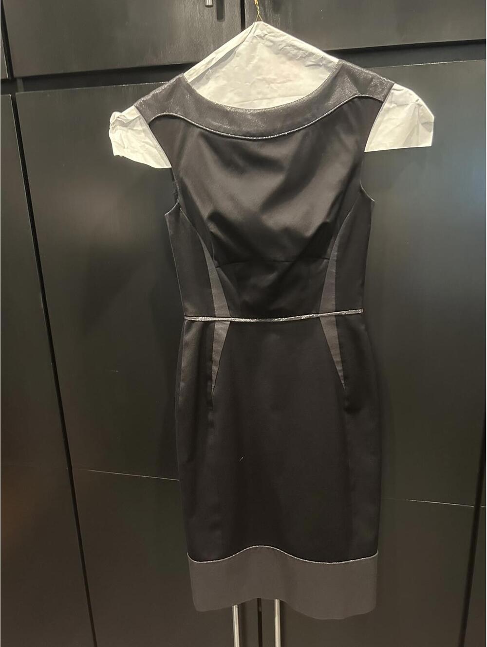 Karen Millen Black Sleeveless Dress Sz4